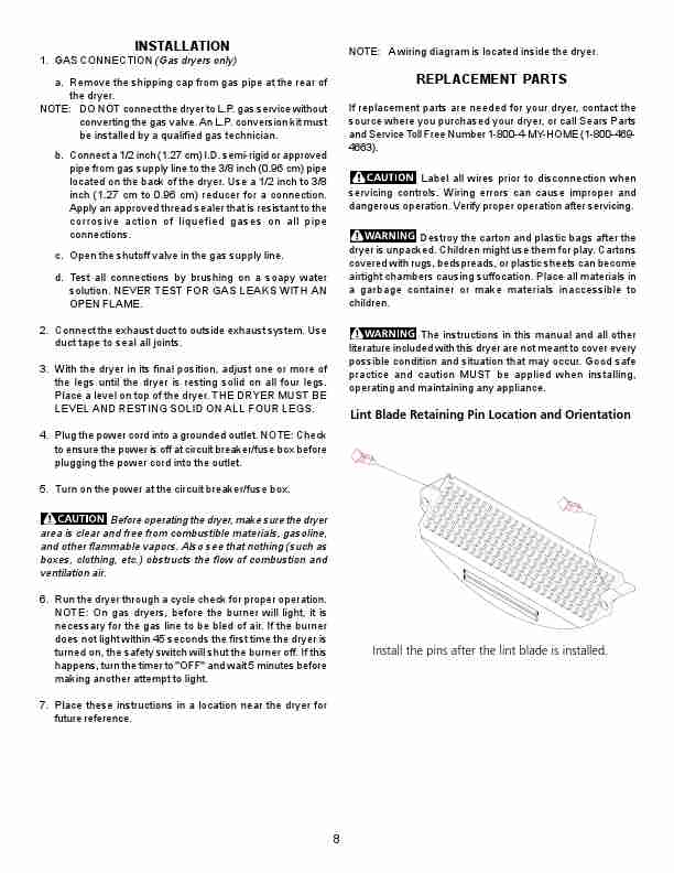 Kenmore Clothes Dryer 134313400-page_pdf